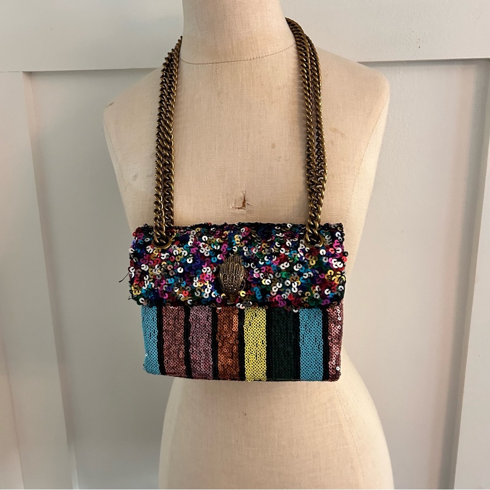 Kurt Geiger Mini Kensington Sequin Crossbody Bag